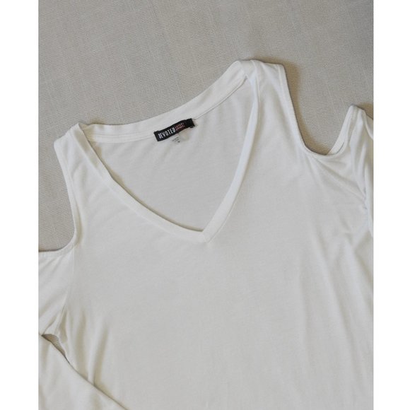 Devoted cut-out details White T-shirt - Picture 2 of 4